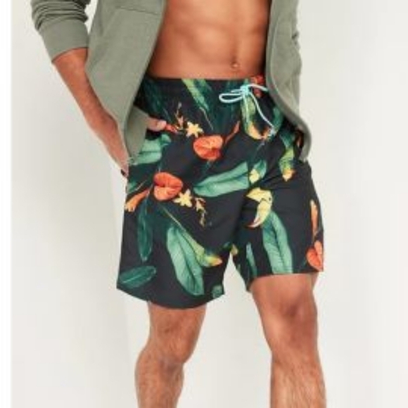 Old Navy Birds of Paradise Men's Swim Trunks NWT - Picture 1 of 10